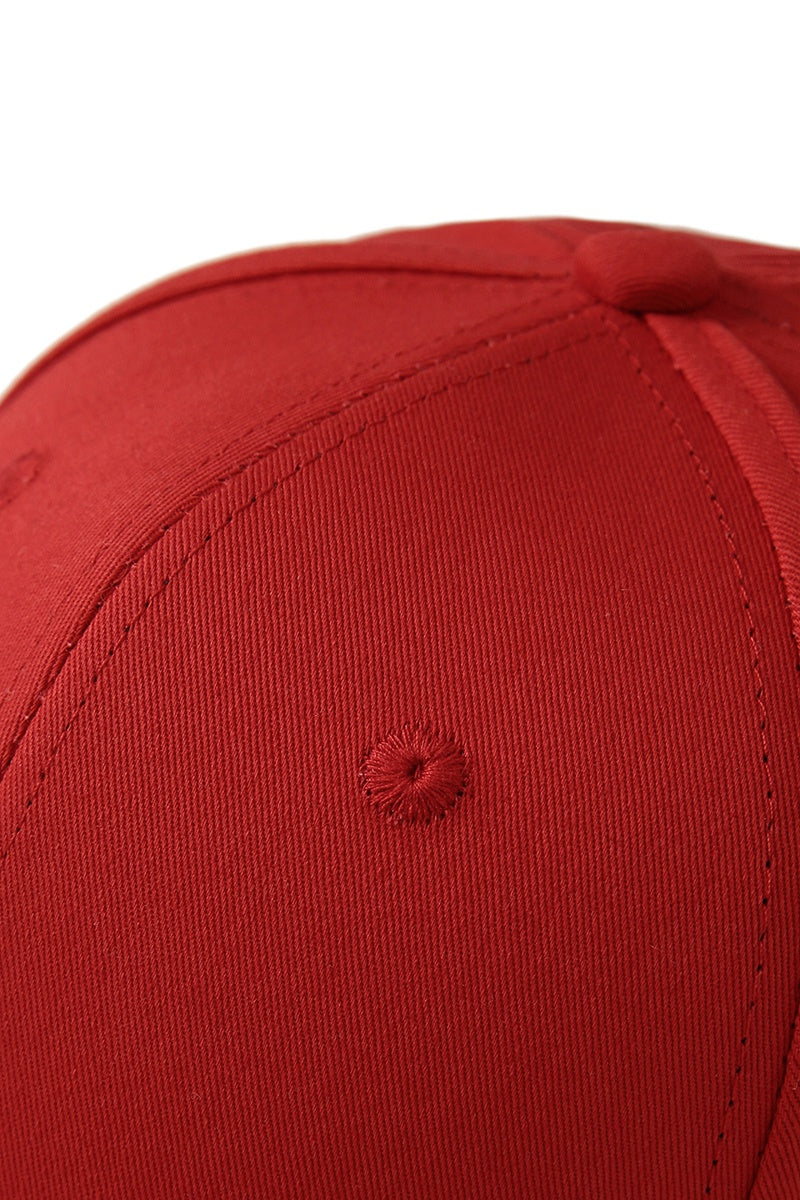 230gsm, 6 panel cap - Red - View