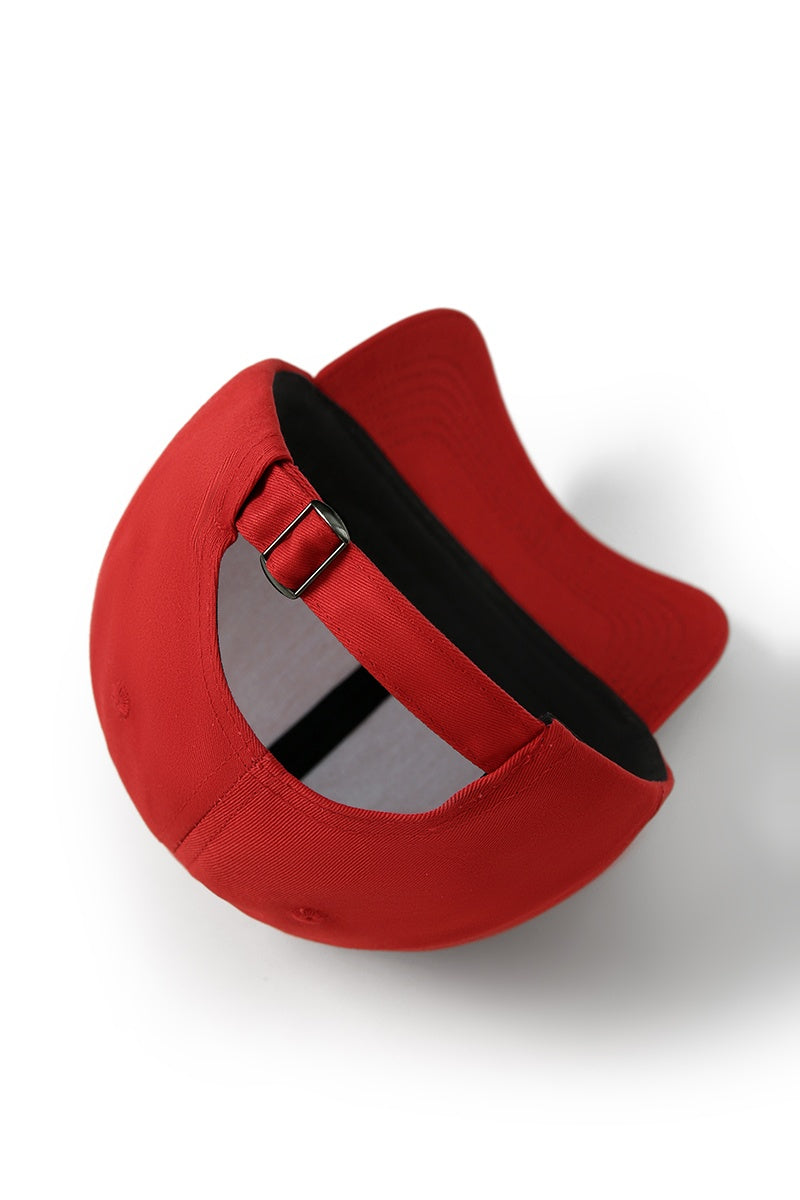 230gsm, 6 panel cap - Red - View