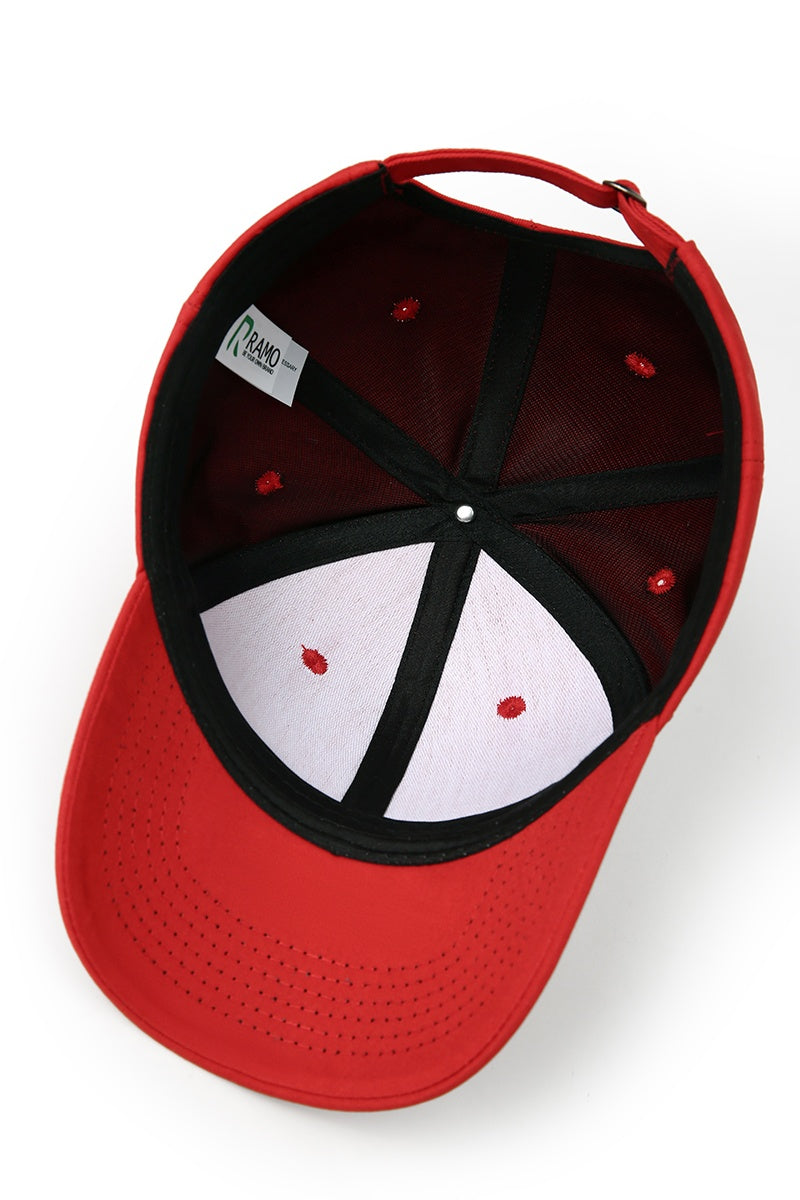 230gsm, 6 panel cap - Red - View
