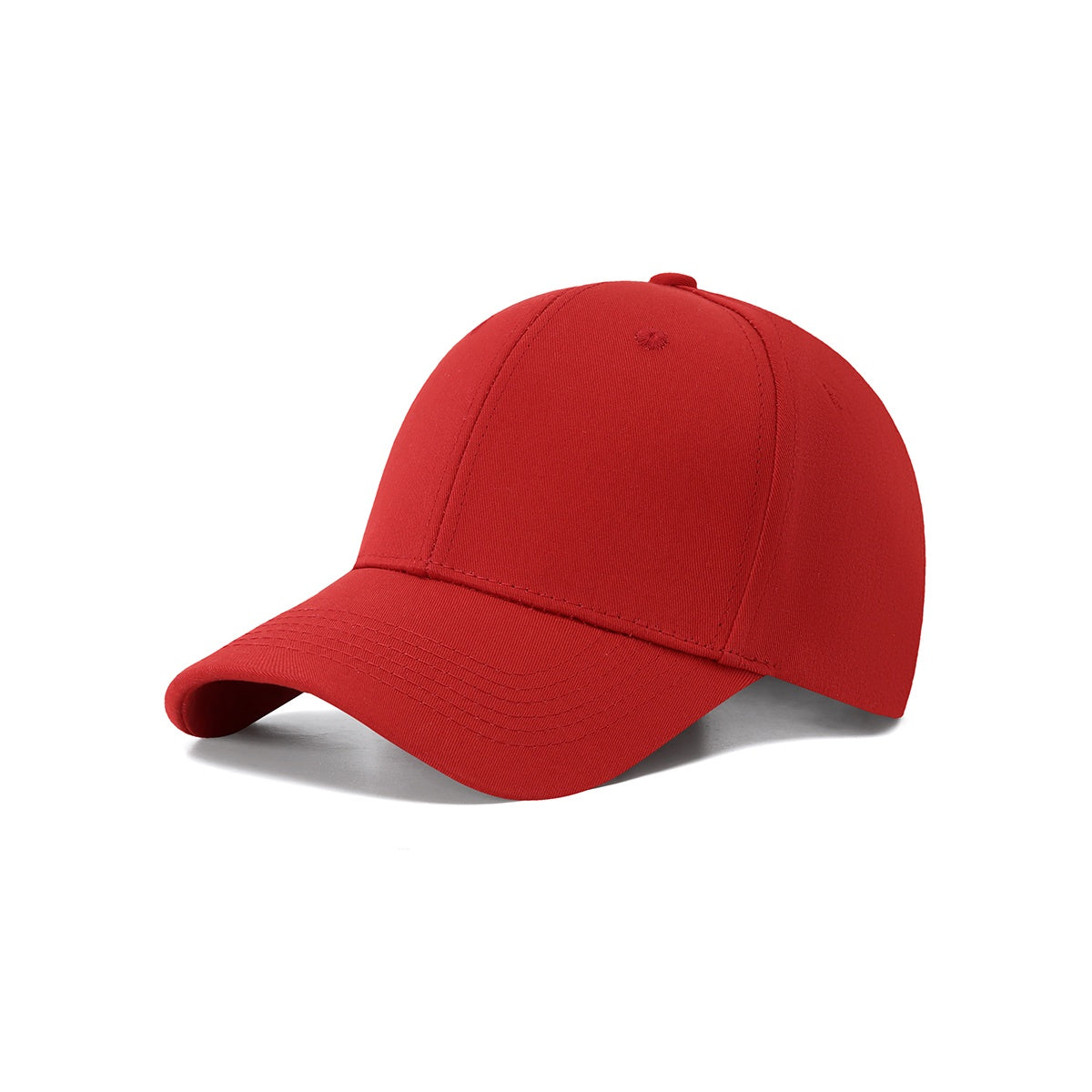 230gsm, 6 panel cap - Red - Front