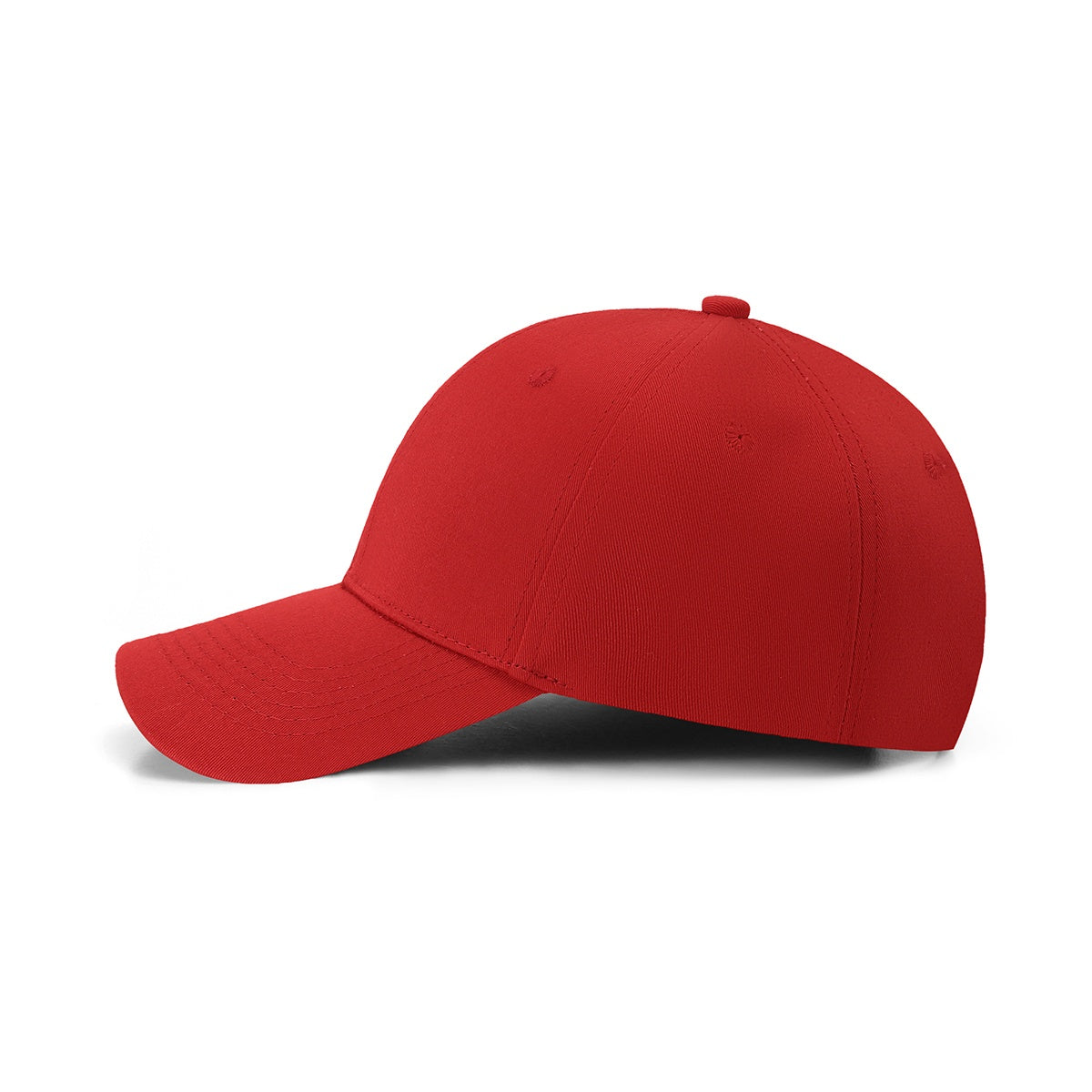 230gsm, 6 panel cap - Red - Side