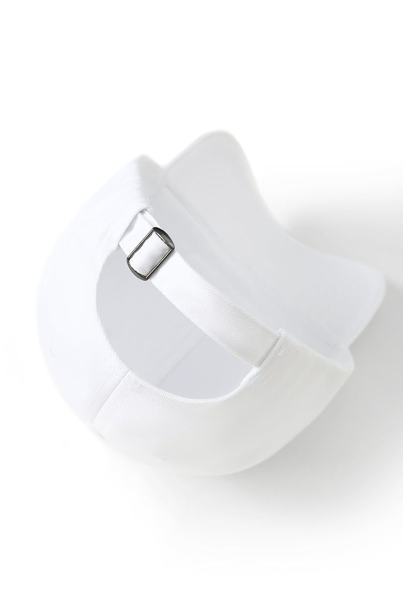 230gsm, 6 panel cap - White - View