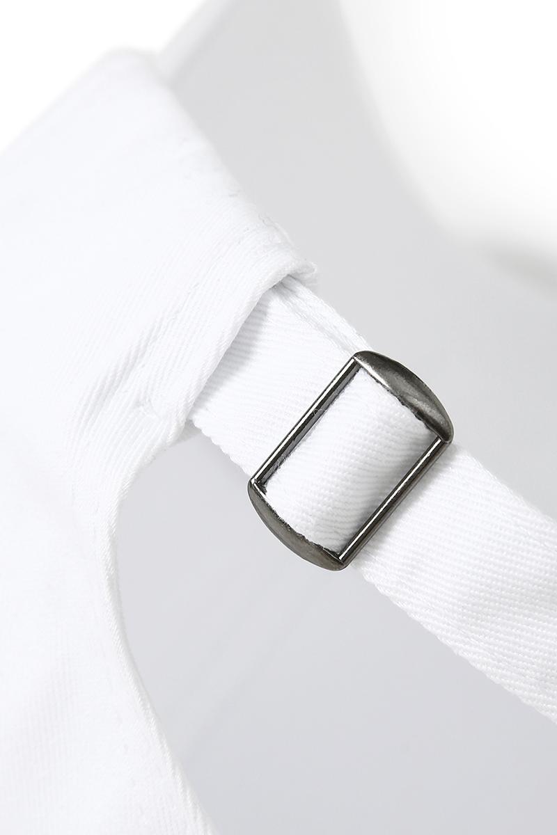 230gsm, 6 panel cap - White - View