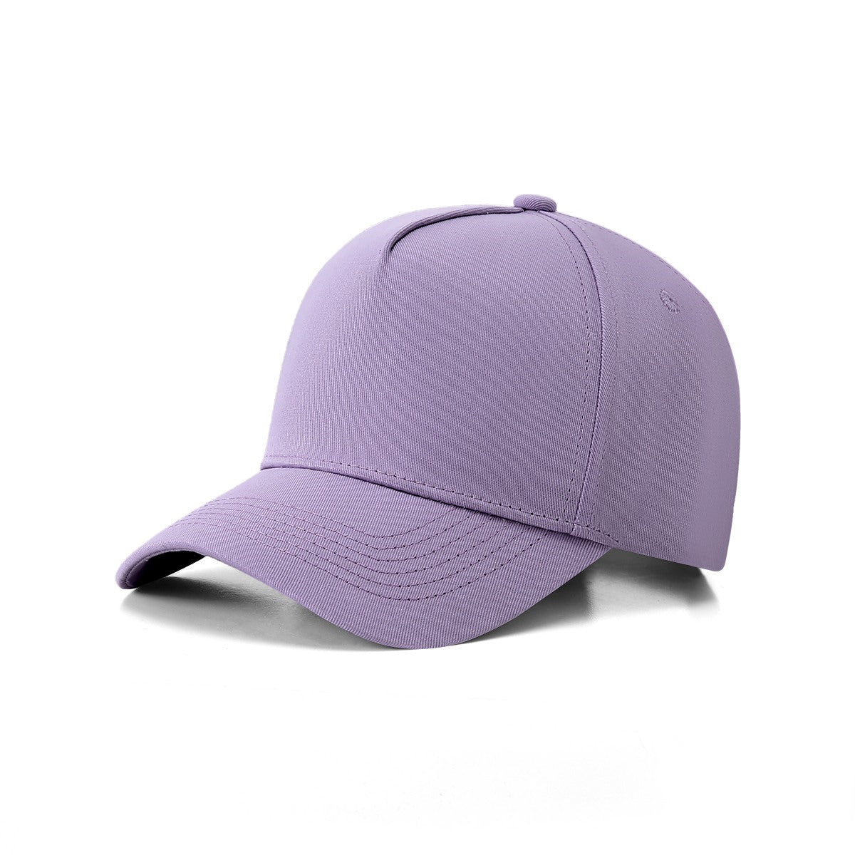 Heavyweight 280gsm 100% cotton drill 5 panel cap - Lavender