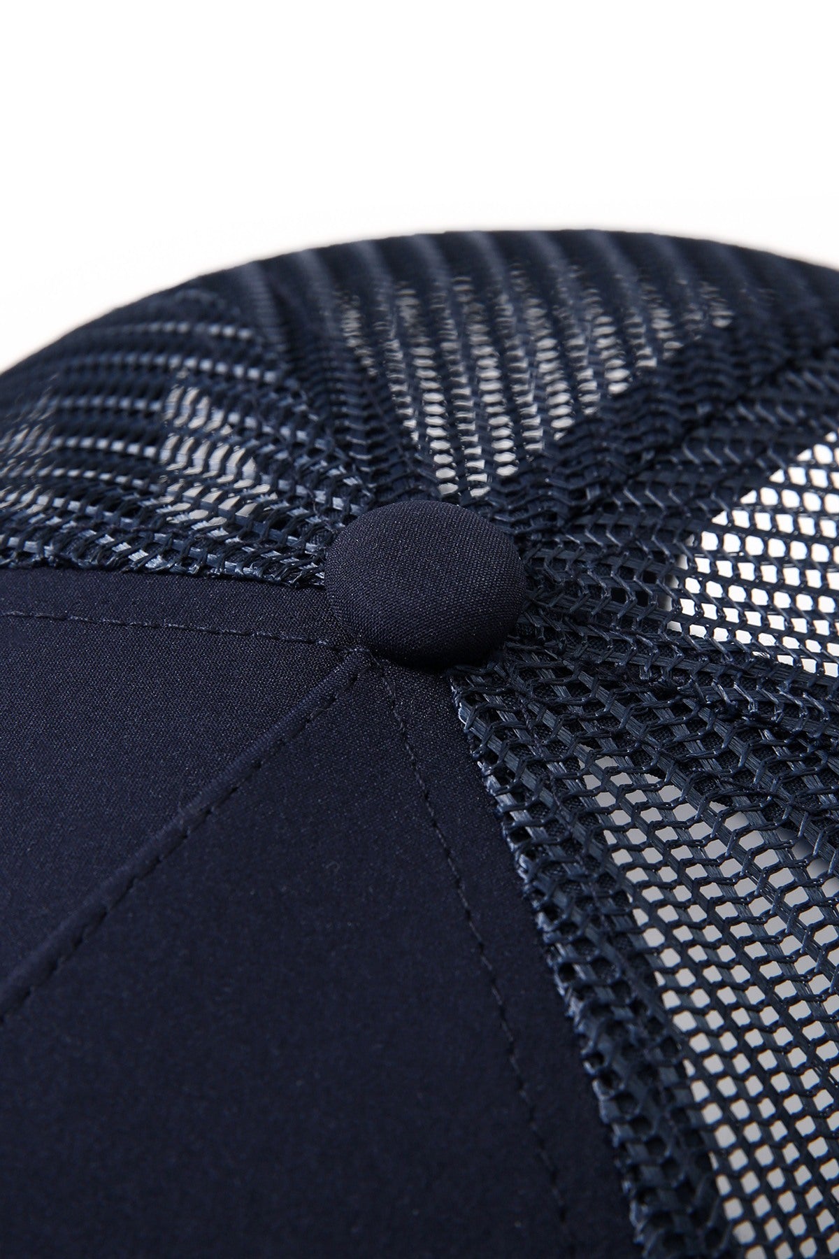 100% poly trucker cap - Navy Blue - View