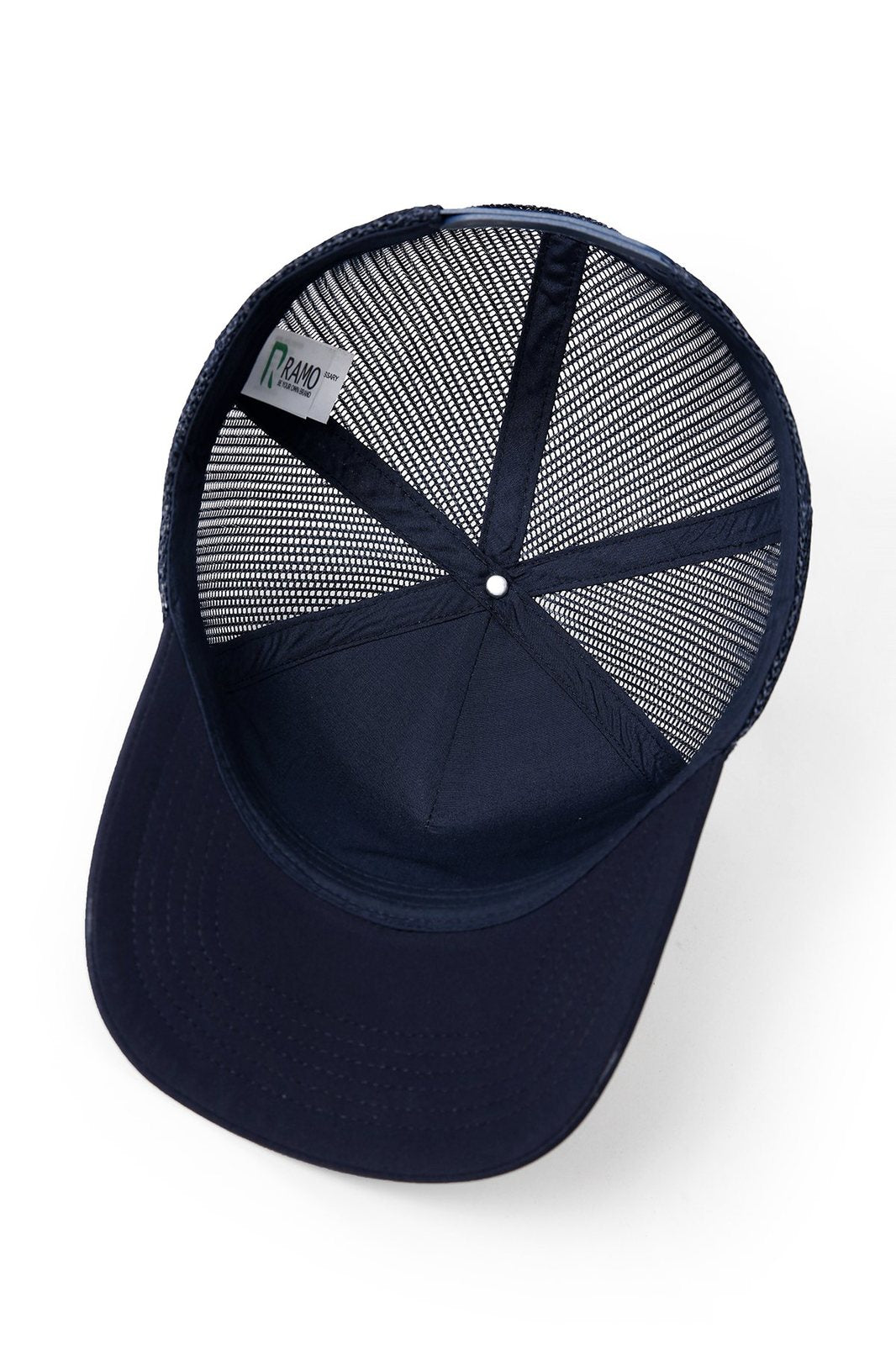 100% poly trucker cap - Navy Blue - View