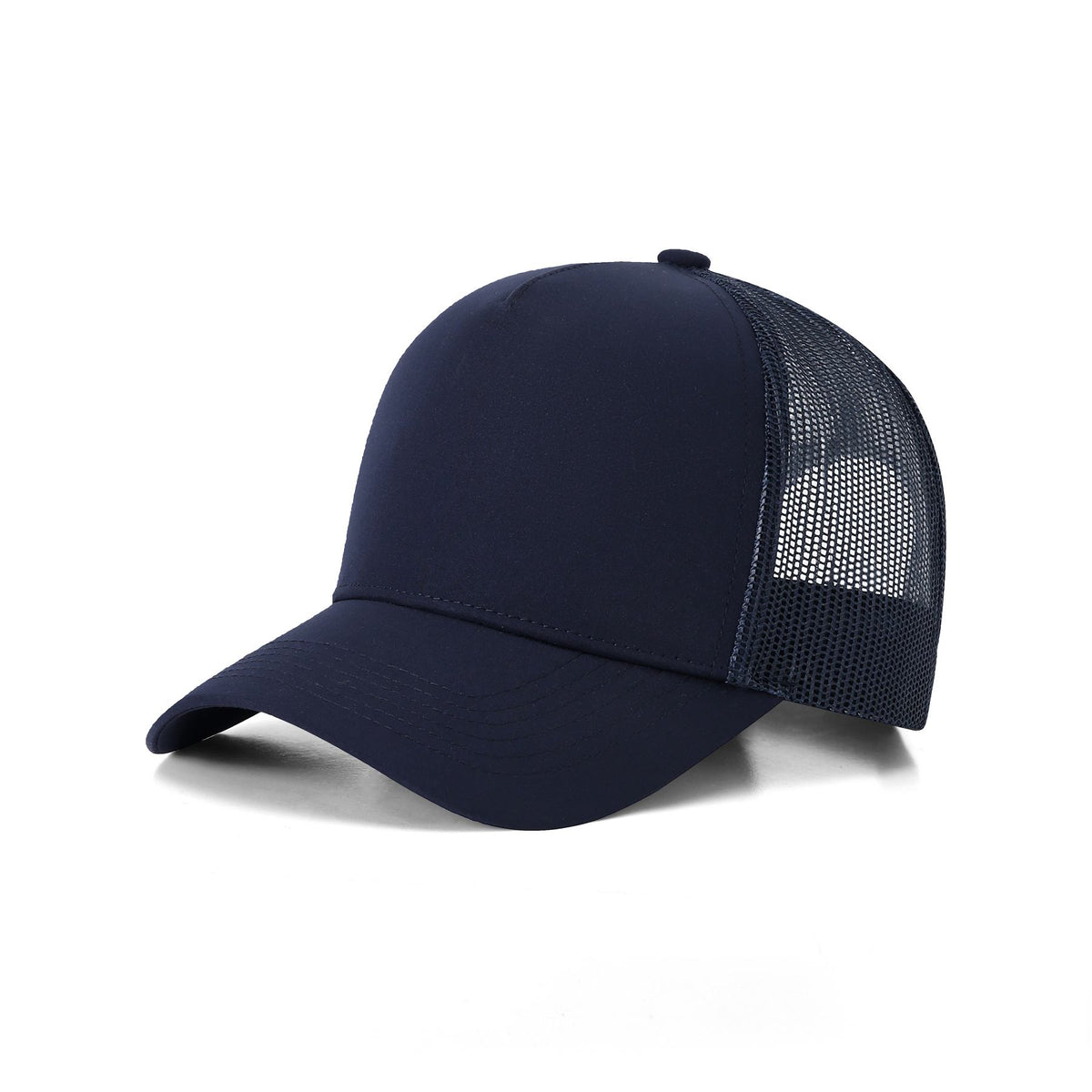 100% poly trucker cap - Navy Blue - Front