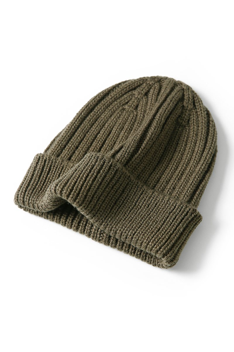 Beanie - Olive - View