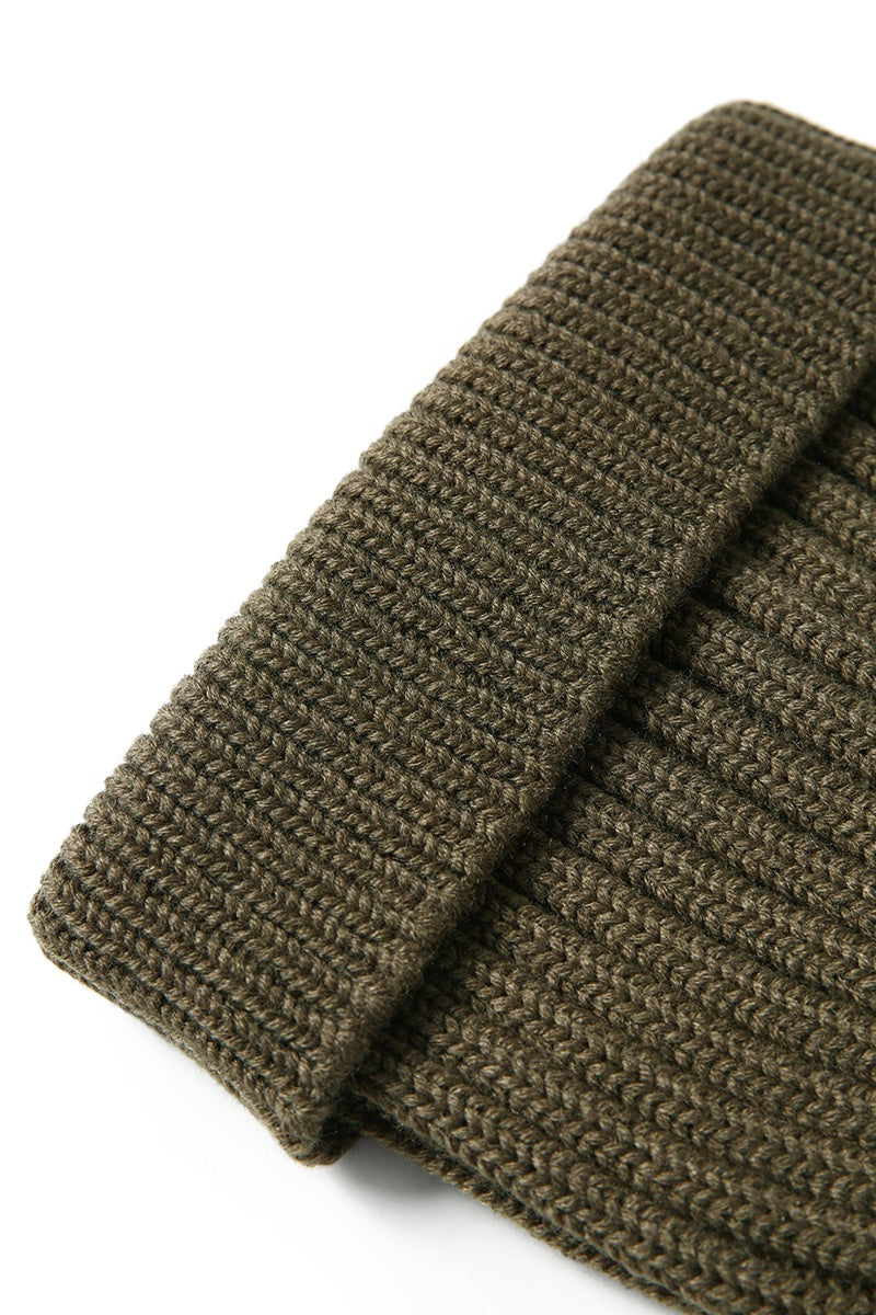 Beanie - Olive - View