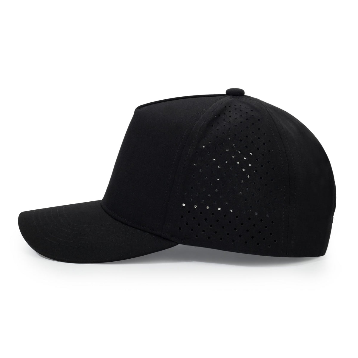 5 panel Sports Mesh Cap - Black - View