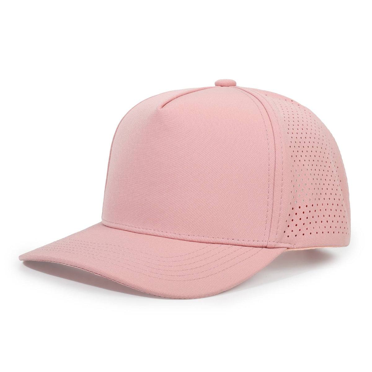 5 panel Sports Mesh Cap - Cool Pink - Front