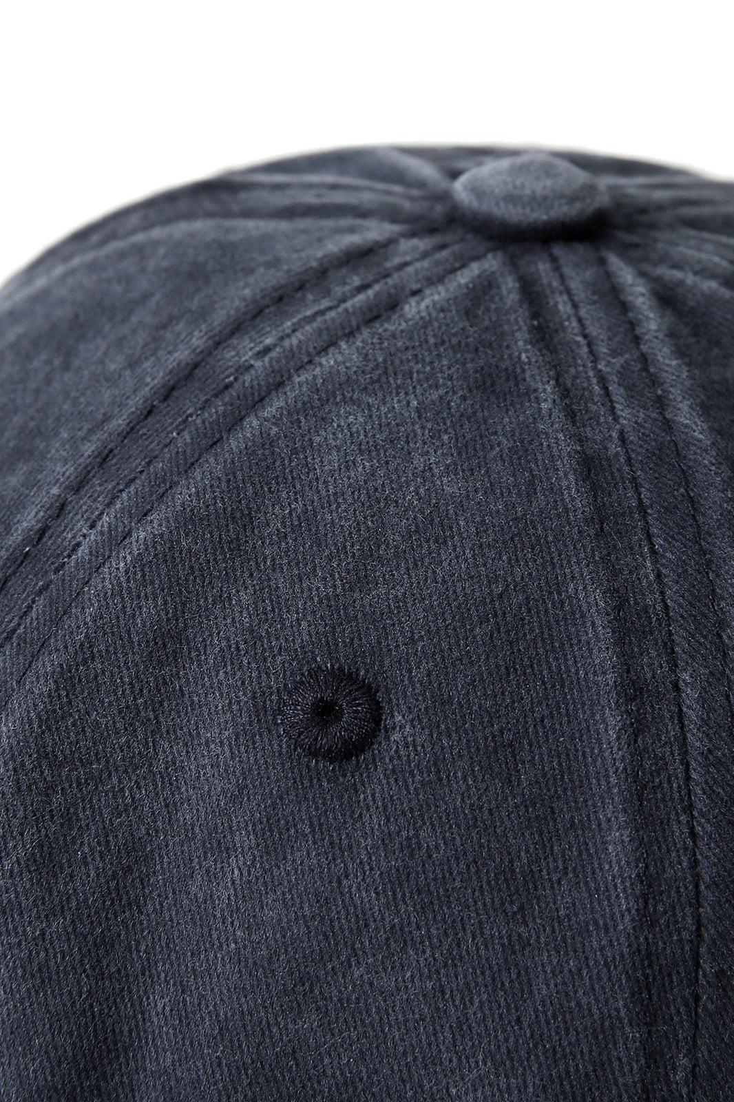 280GSM Cotton Drill Washed Unstructured Caps - Navy Faded - View