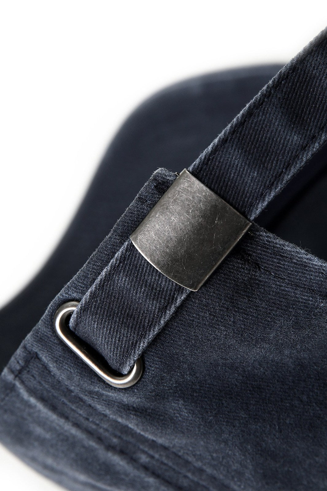 280GSM Cotton Drill Washed Unstructured Caps - Navy Faded - View