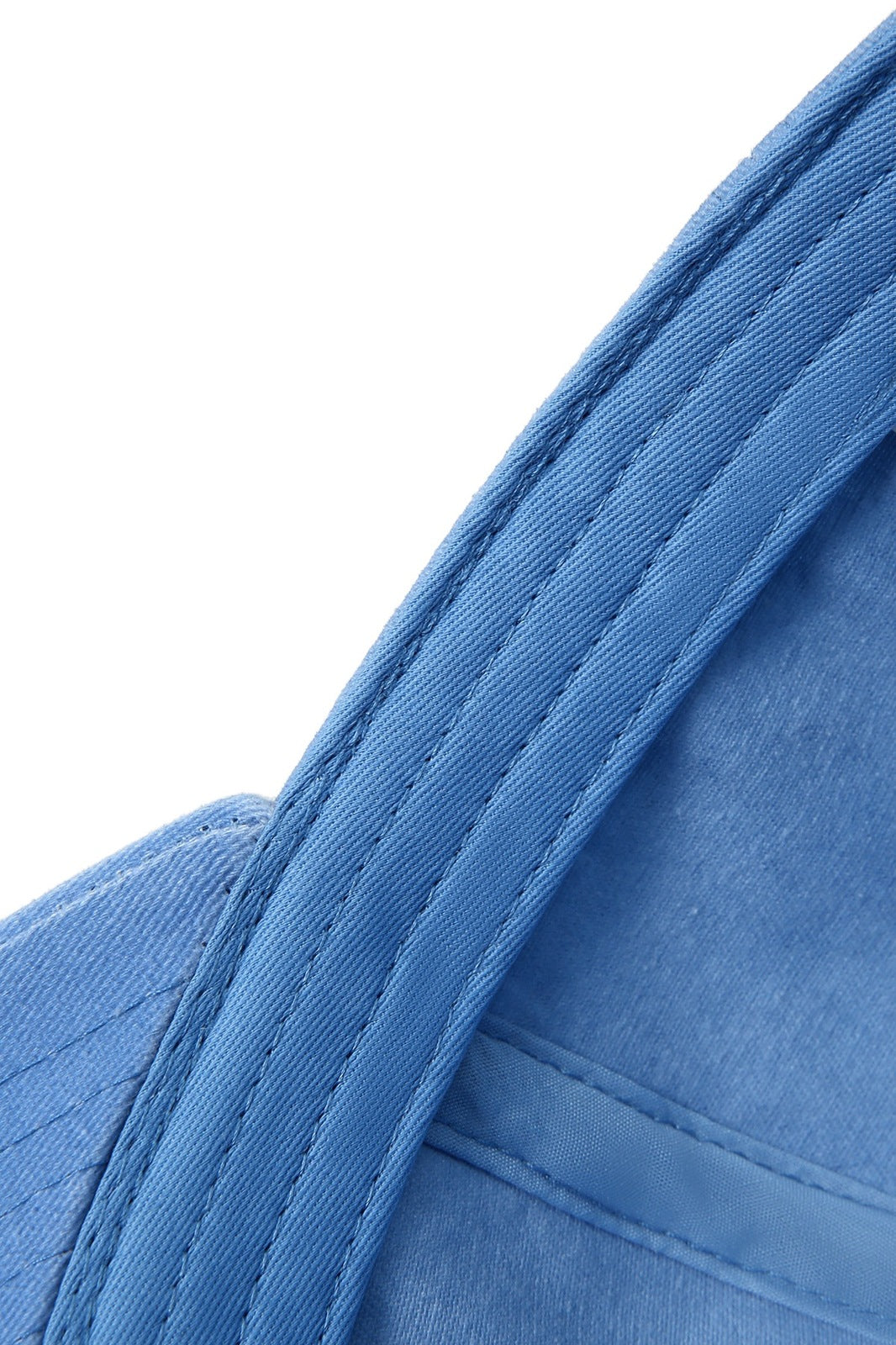 280GSM Cotton Drill Washed Unstructured Caps - Sky Blue Faded - View