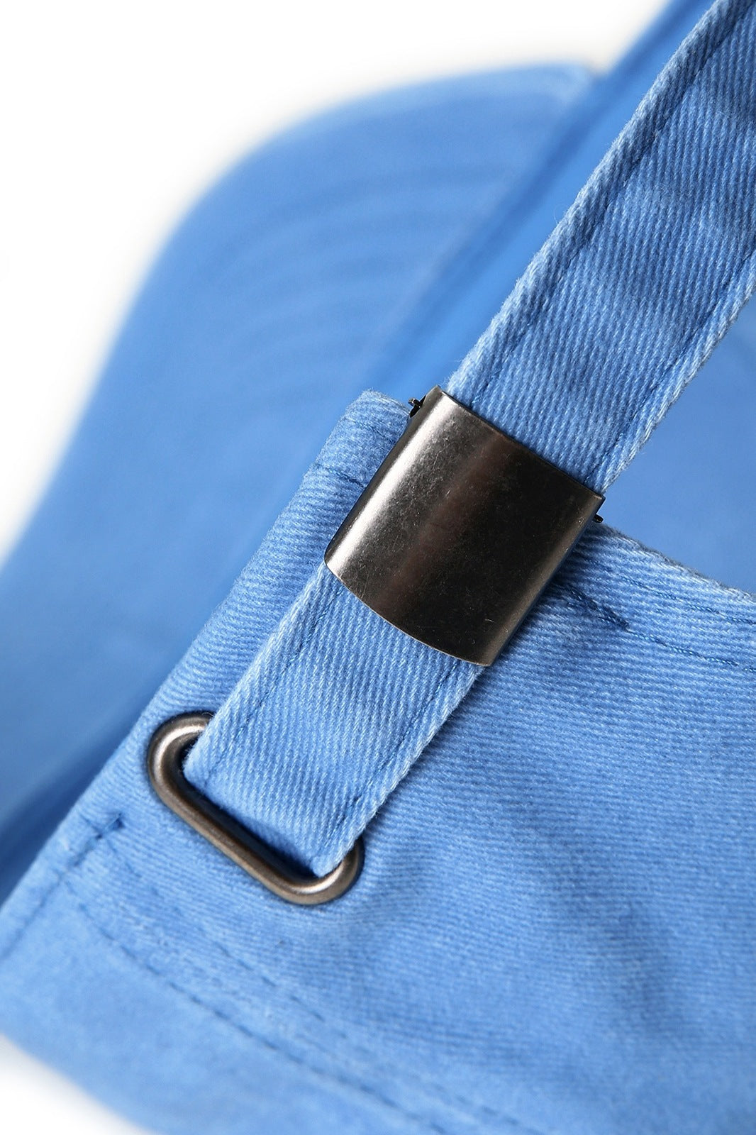 280GSM Cotton Drill Washed Unstructured Caps - Sky Blue Faded - View