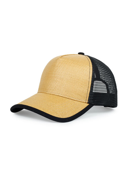 Straw Mesh Trucker Caps