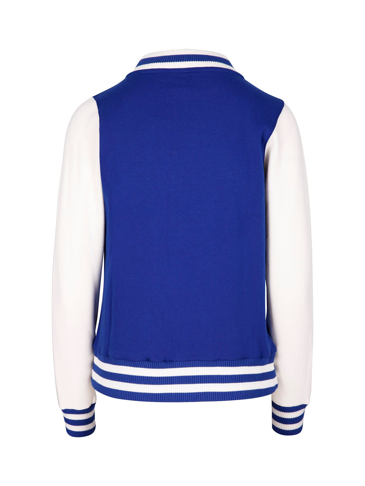 Womens/Junior Varsity Jacket - Royal/White - Back