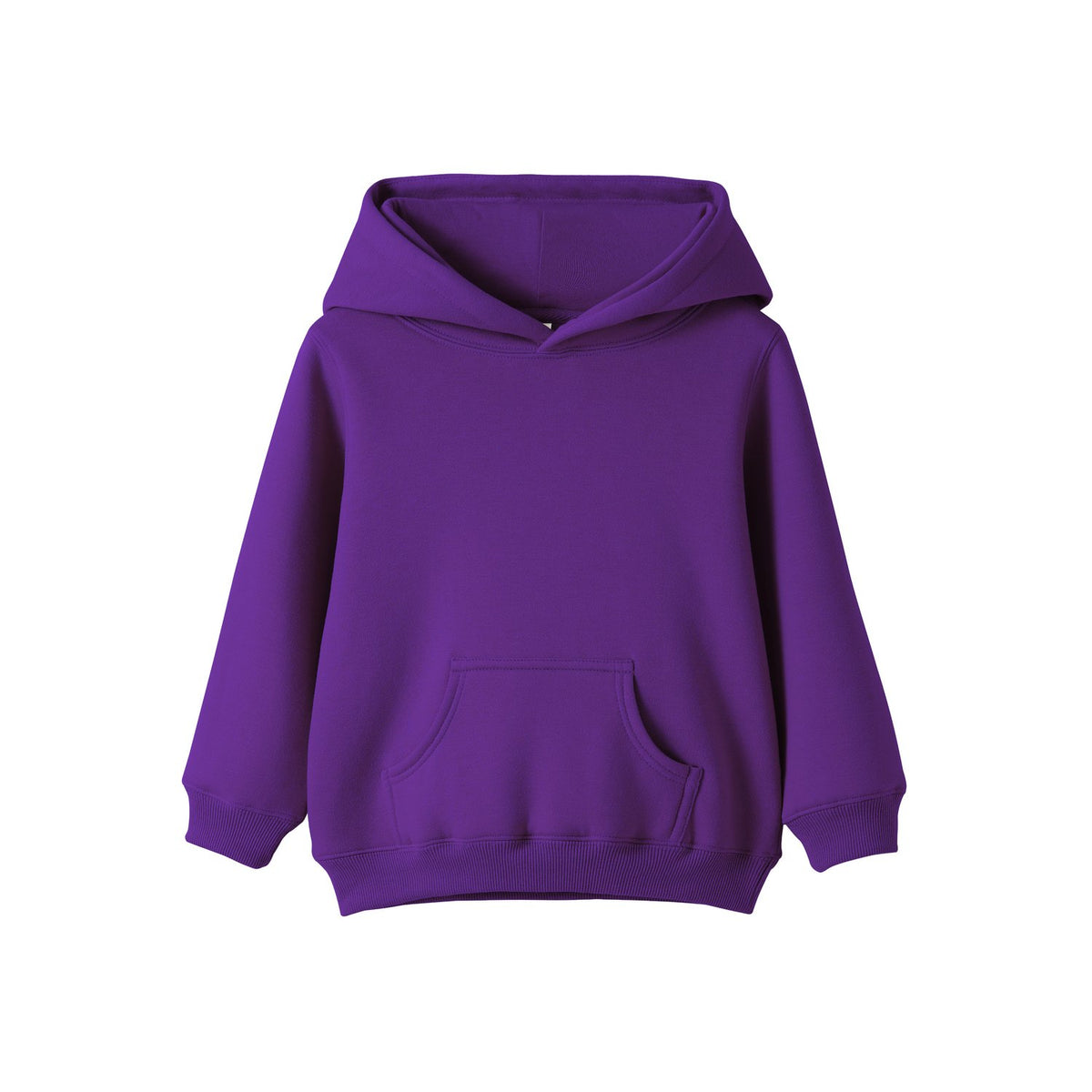 Baby Fleece Hoodie - Grape - Front