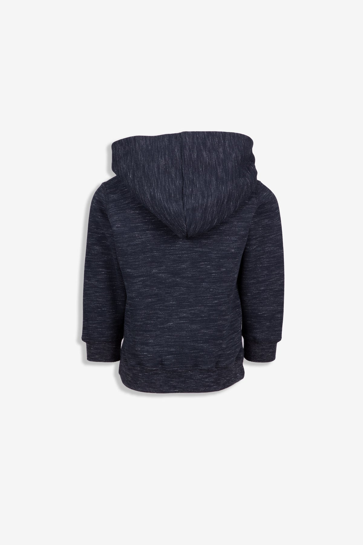 Fleece baby Zip Hoodie - Navy Marl - Back