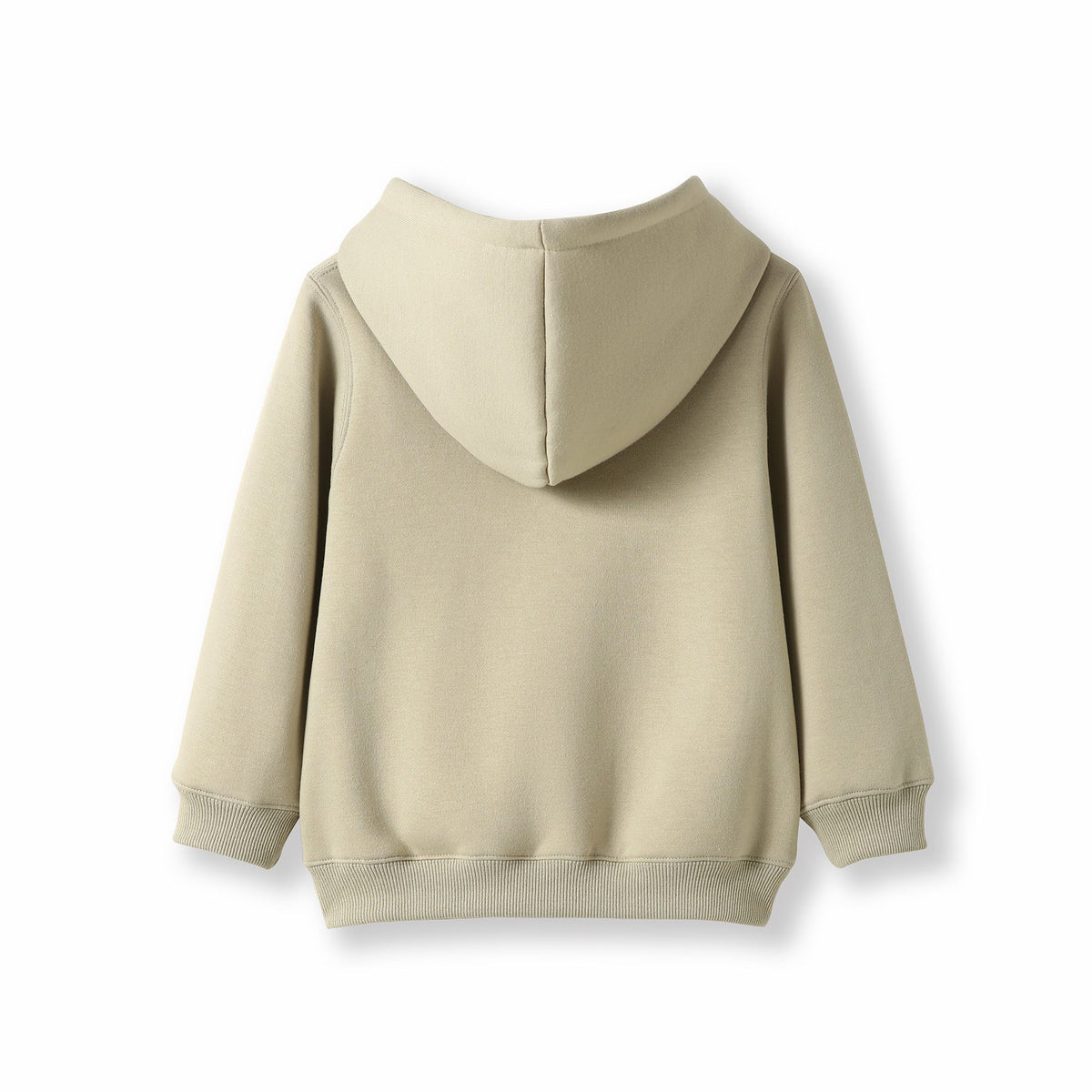 Baby Fleece Hoodie - Sand - Back