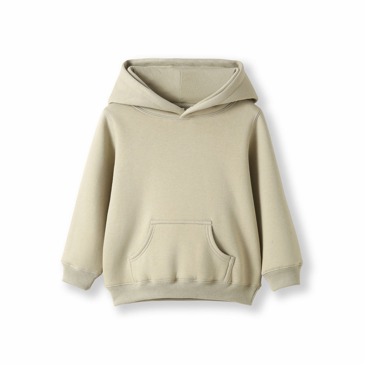 Baby Fleece Hoodie - Sand - Front