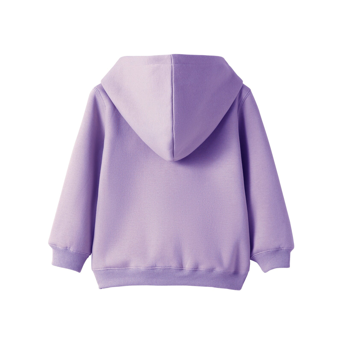 Fleece baby Zip Hoodie - Lavender - Back