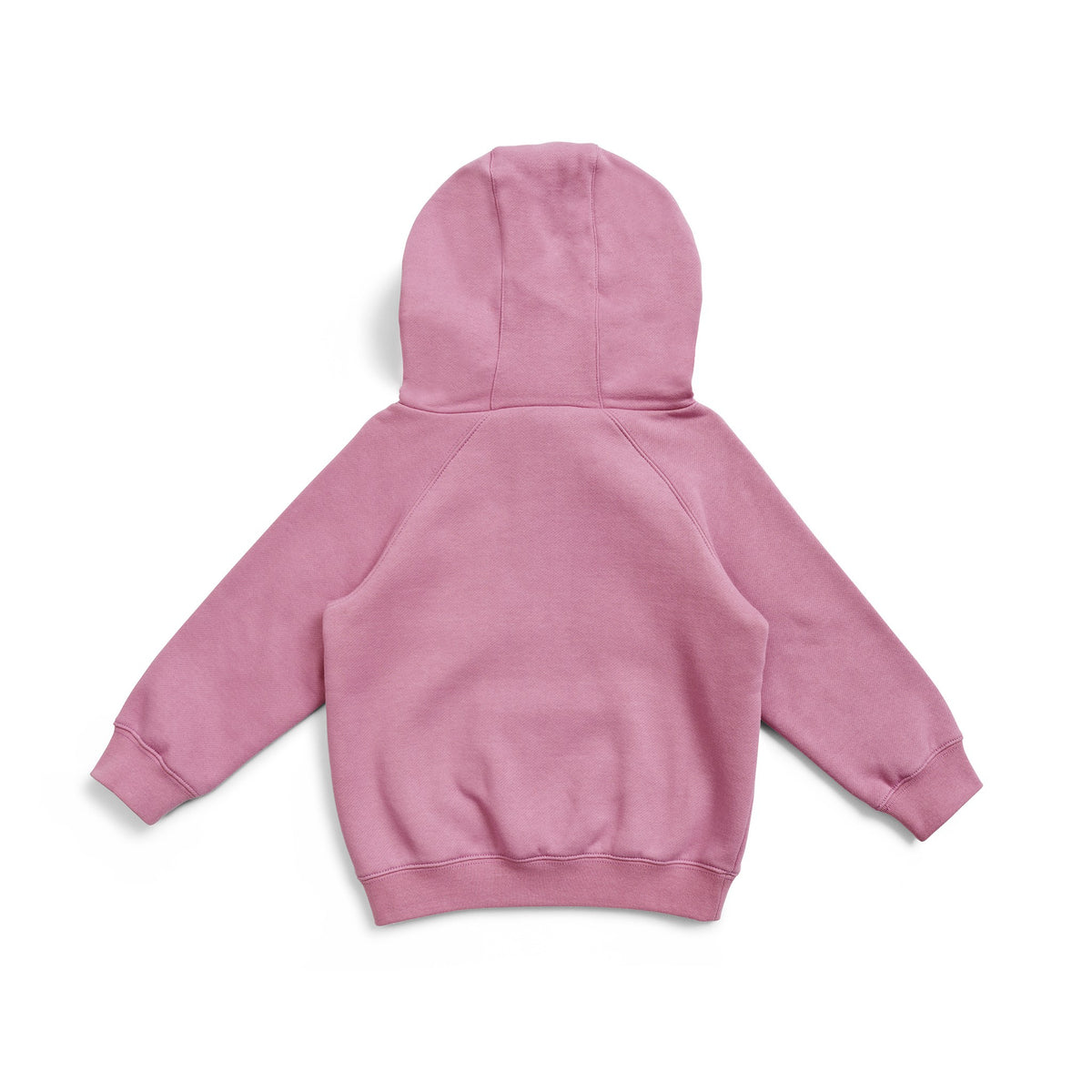 Babies' Cotton Care Kangaroo Pocket Hoodie - Cool Pink - Back