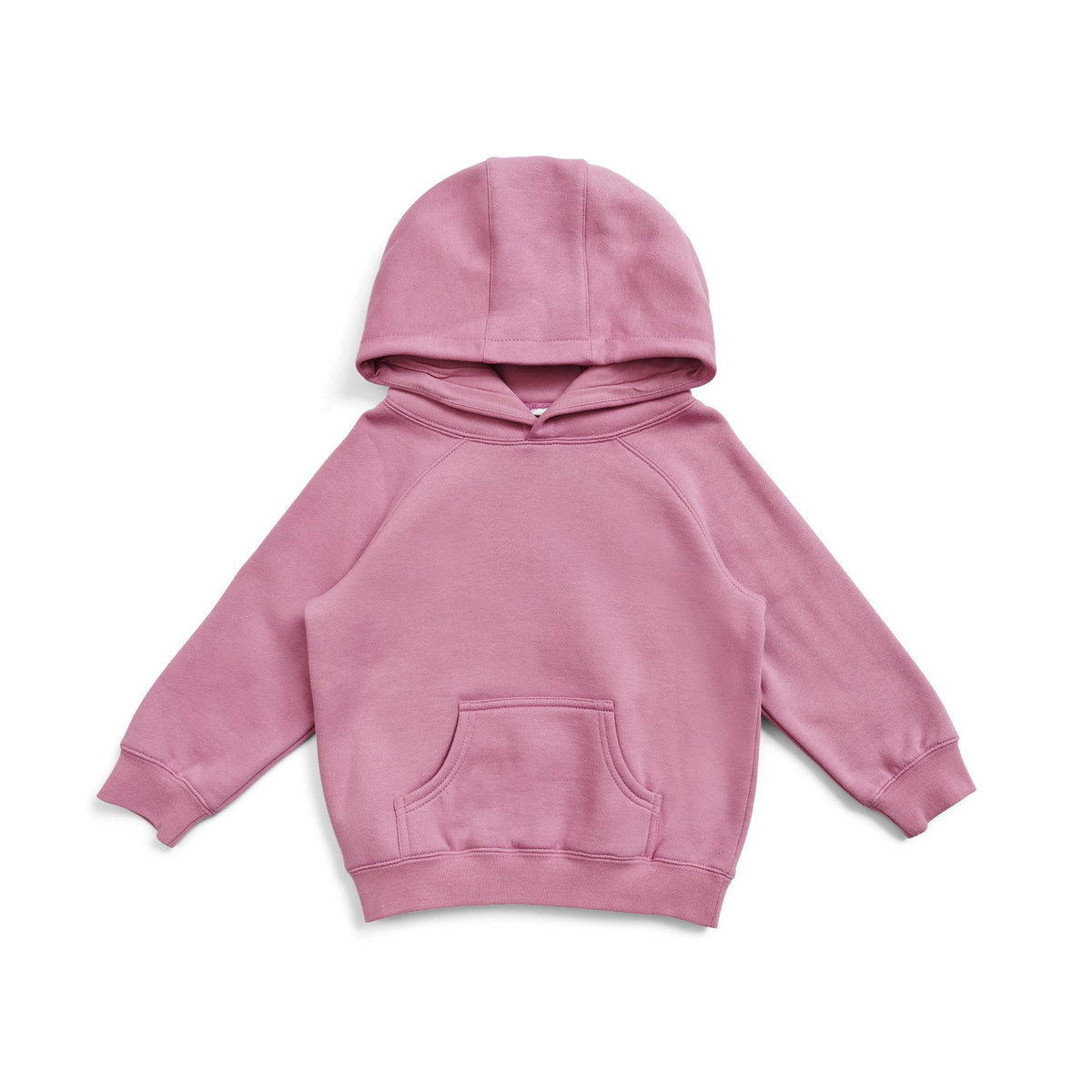 Babies' Cotton Care Kangaroo Pocket Hoodie - Cool Pink - Front