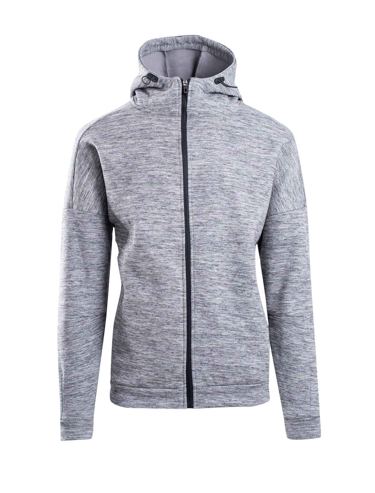 Mens' SPACE hoodie - Carbon Marl - Front