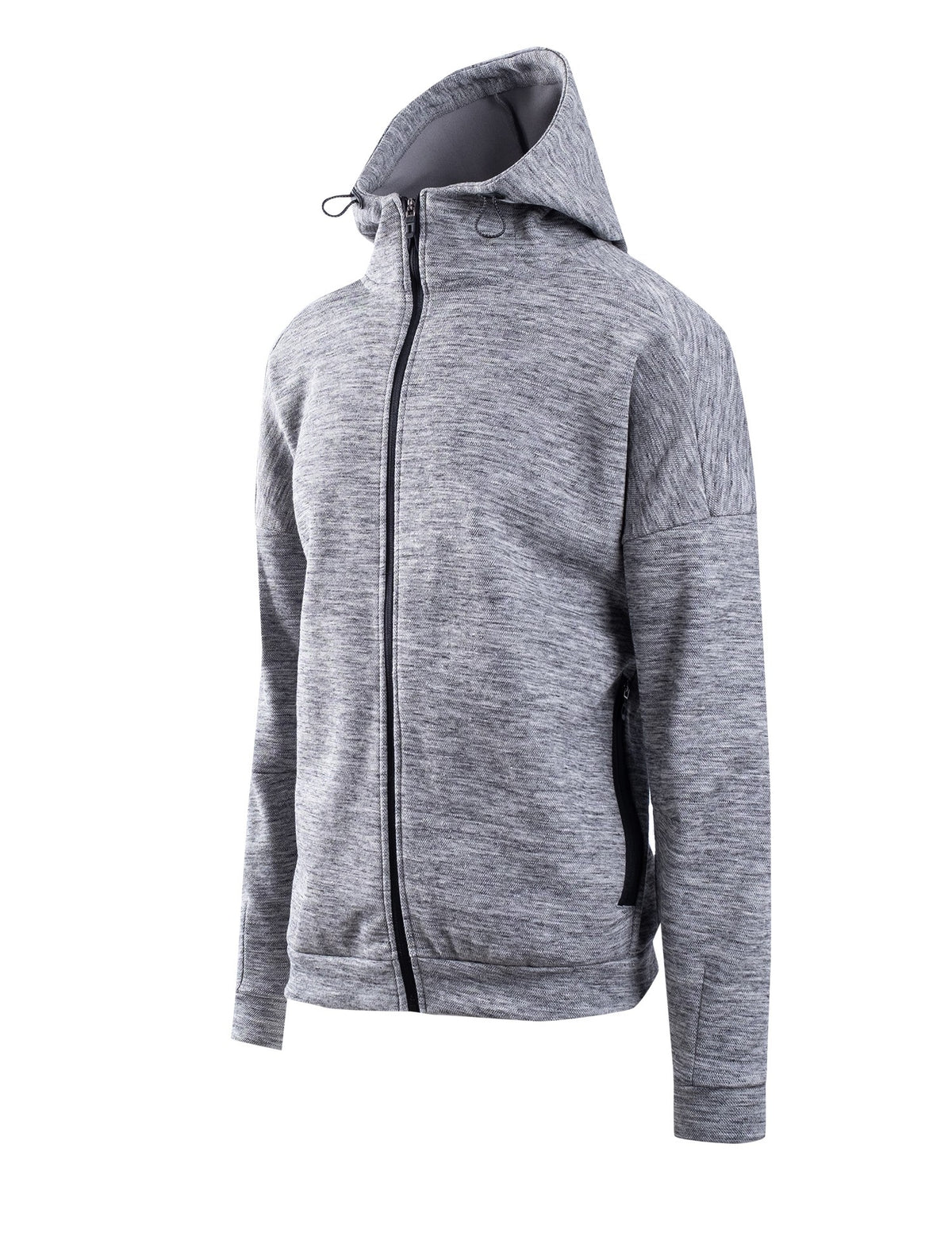 Mens' SPACE hoodie - Carbon Marl - Side