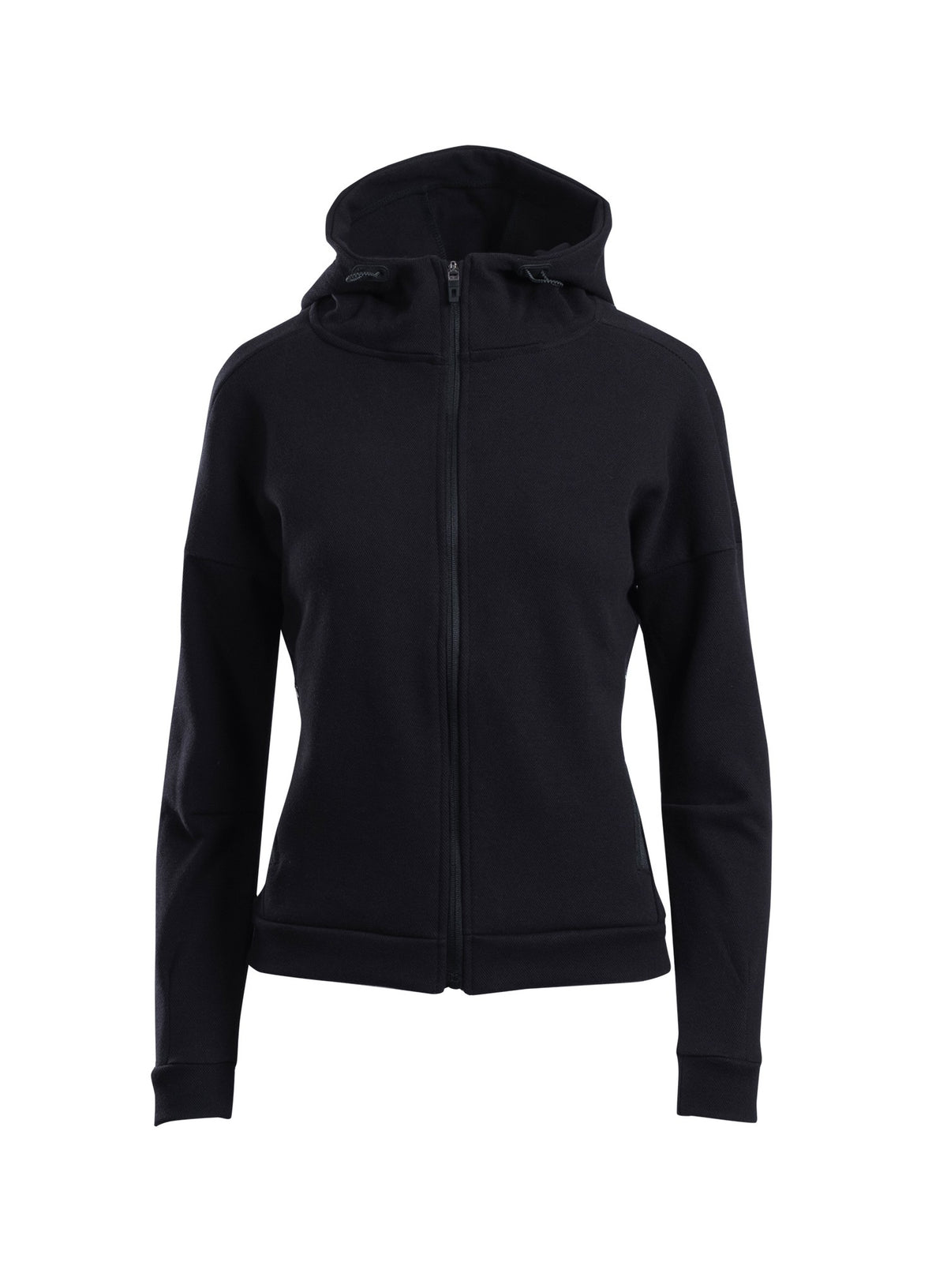 Womens'/Juniors' SPACE hoodie - Black - Front