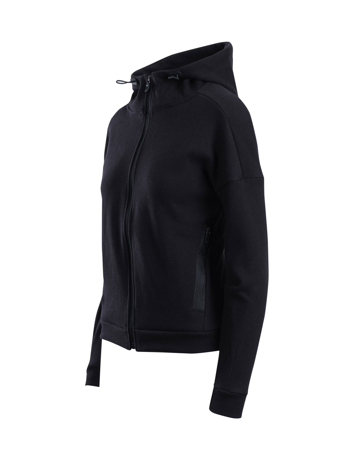 Womens'/Juniors' SPACE hoodie - Black - Side