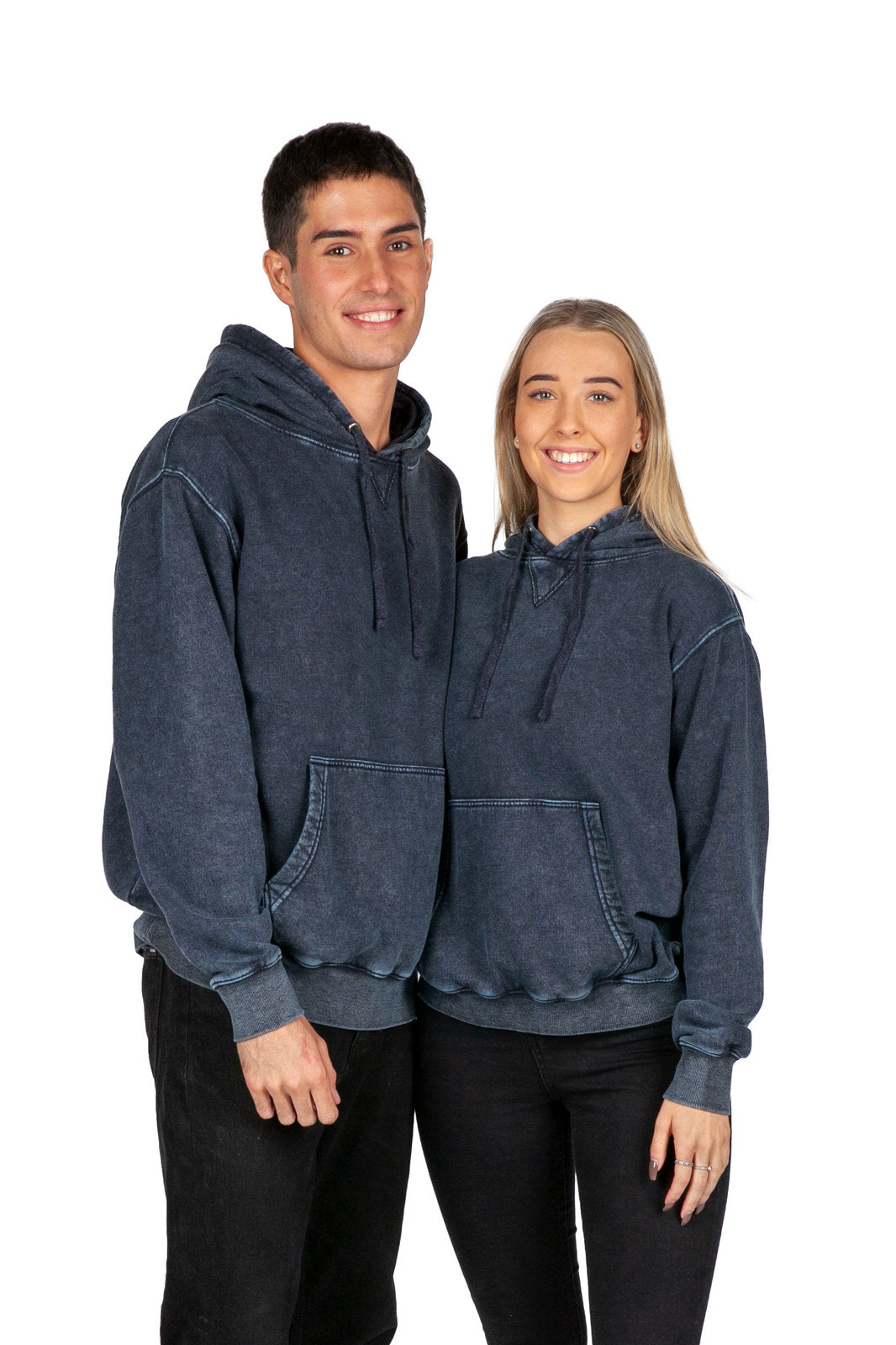 Womens'/Junior's  Stone Wash Fleece Hoodie - view