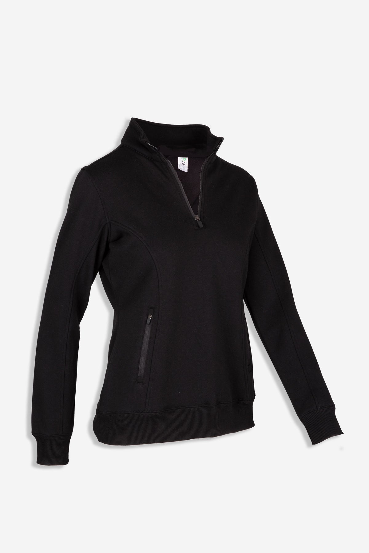 Womens' Enterprise Half Zip Fleece - Black - Side
