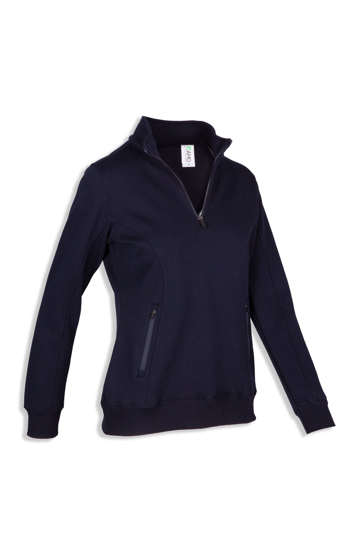 Womens' Enterprise Half Zip Fleece - Navy Blue - Side