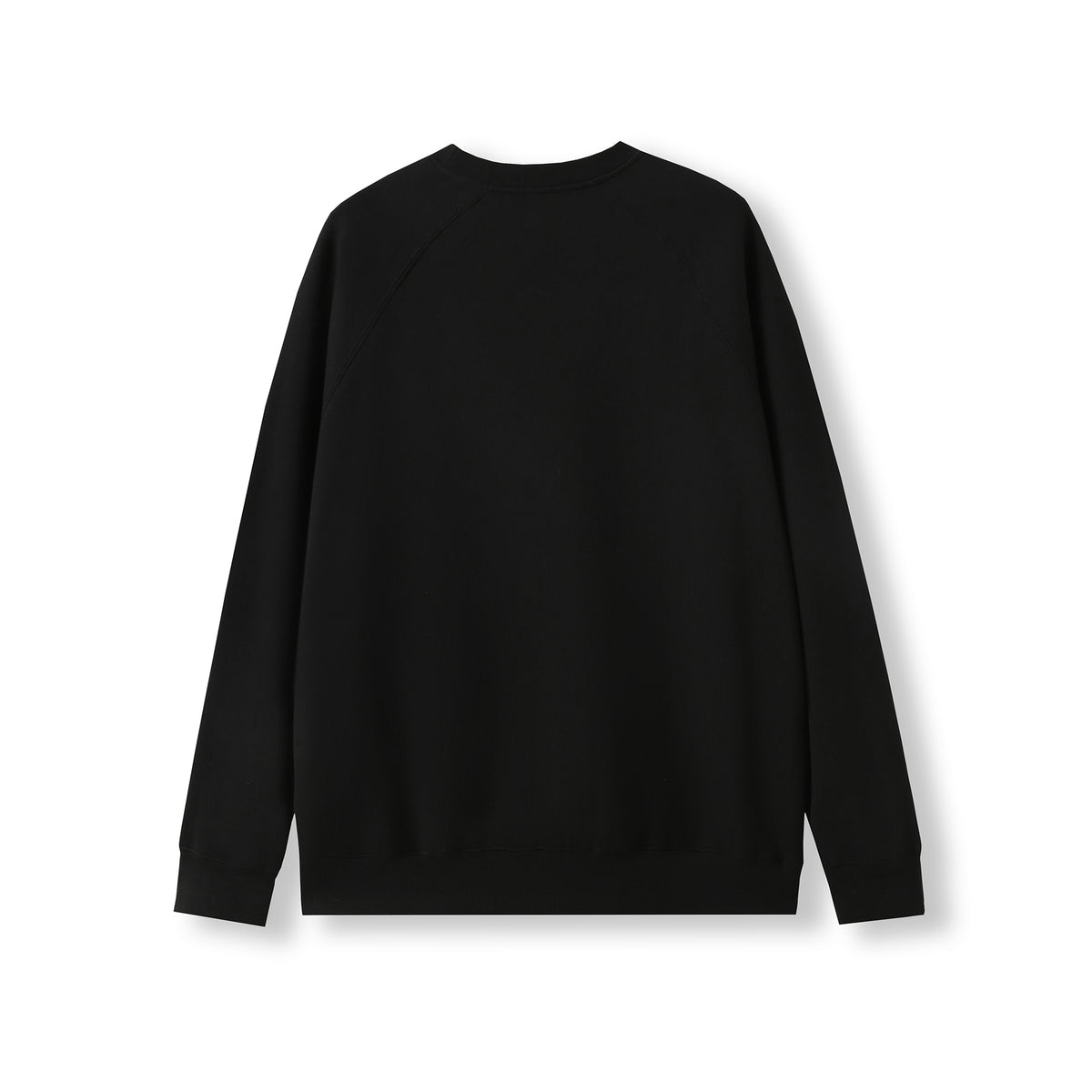Adults' Cotton Care Sweatshirt - Black - Back