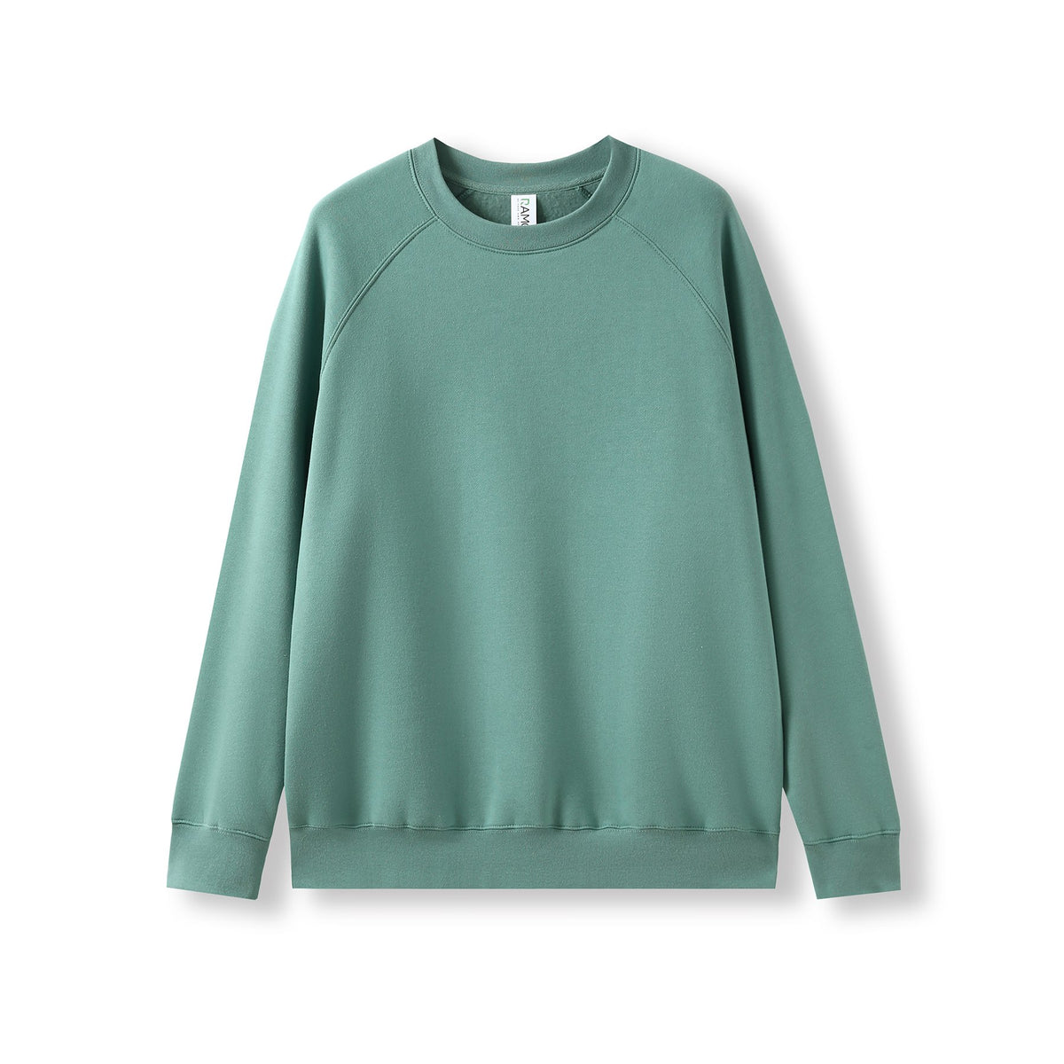 Adults' Cotton Care Sweatshirt - Slate Green - Front