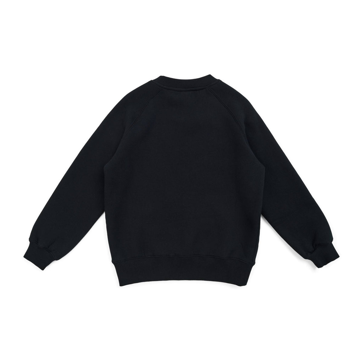 Kids' Cotton Care Sweatshirts - Black - Back