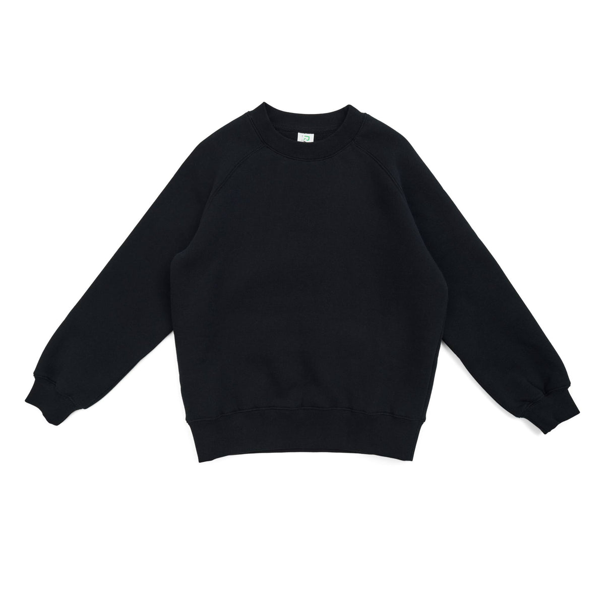 Kids' Cotton Care Sweatshirts - Black - Front