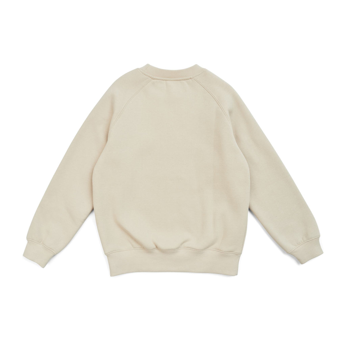 Kids' Cotton Care Sweatshirts - Natural - Back