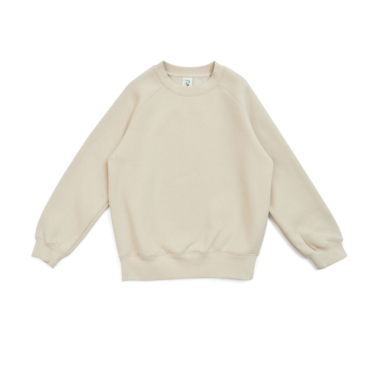 Kids' Cotton Care Sweatshirts - Natural - Front