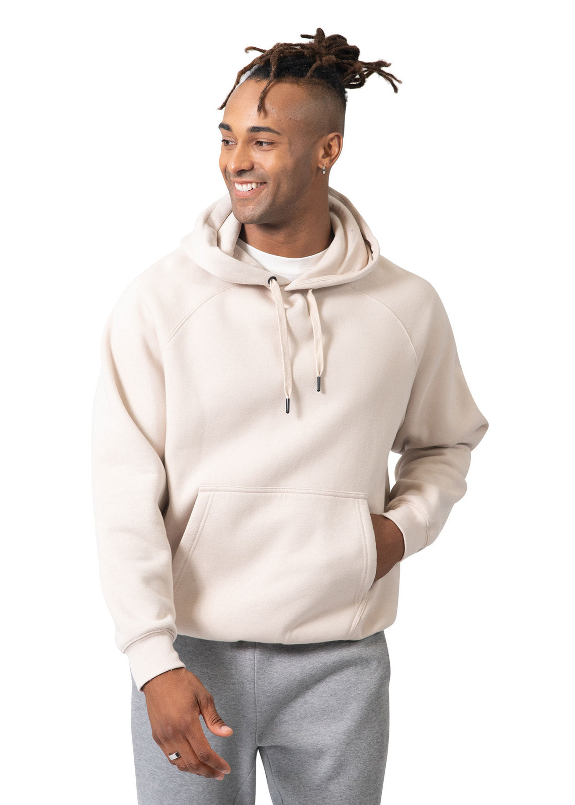 Mens' Cotton Care Kangaroo Hoodie - view