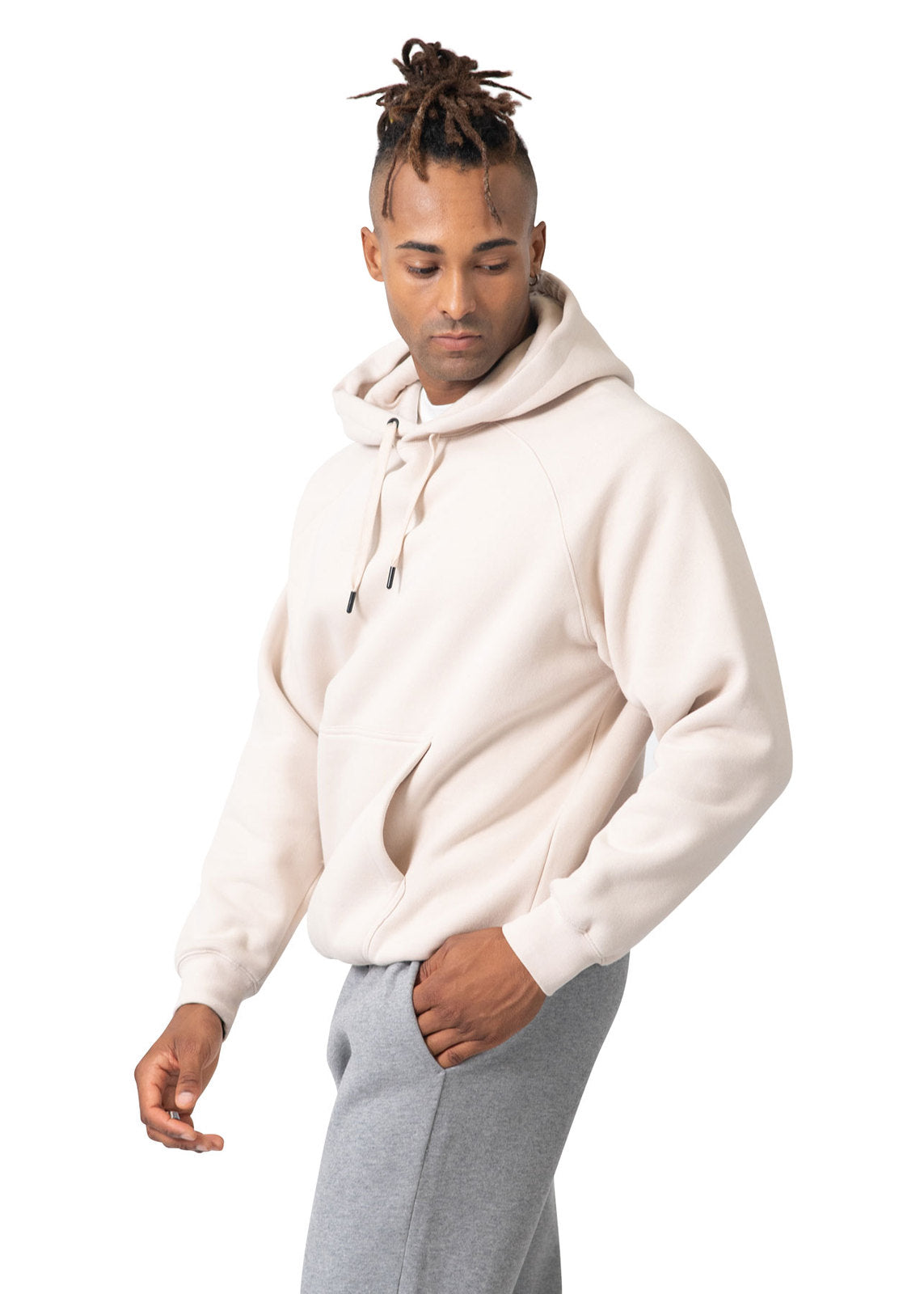 Mens' Cotton Care Kangaroo Hoodie - view