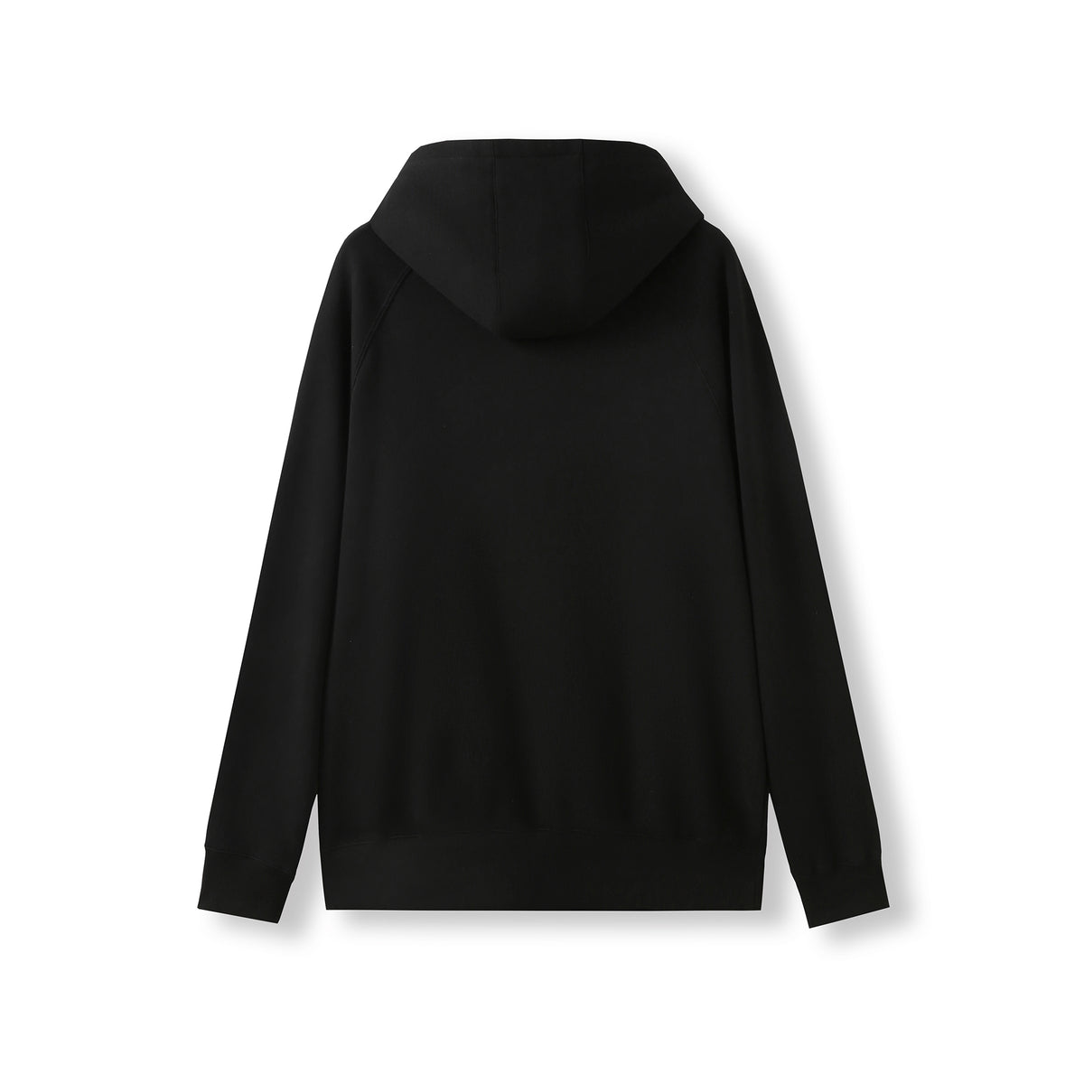 Mens' Cotton Care Kangaroo Hoodie - Black - Back