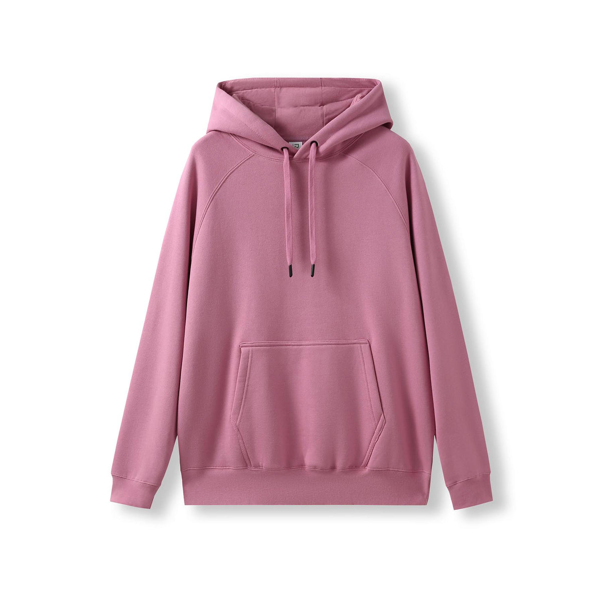 Mens' Cotton Care Kangaroo Hoodie - Cool Pink - Front