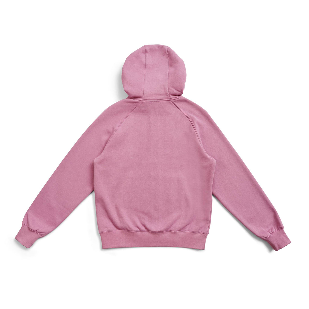 Womens/Junior Cotton Care Kangaroo Pocket Hoodie - Cool Pink - Back