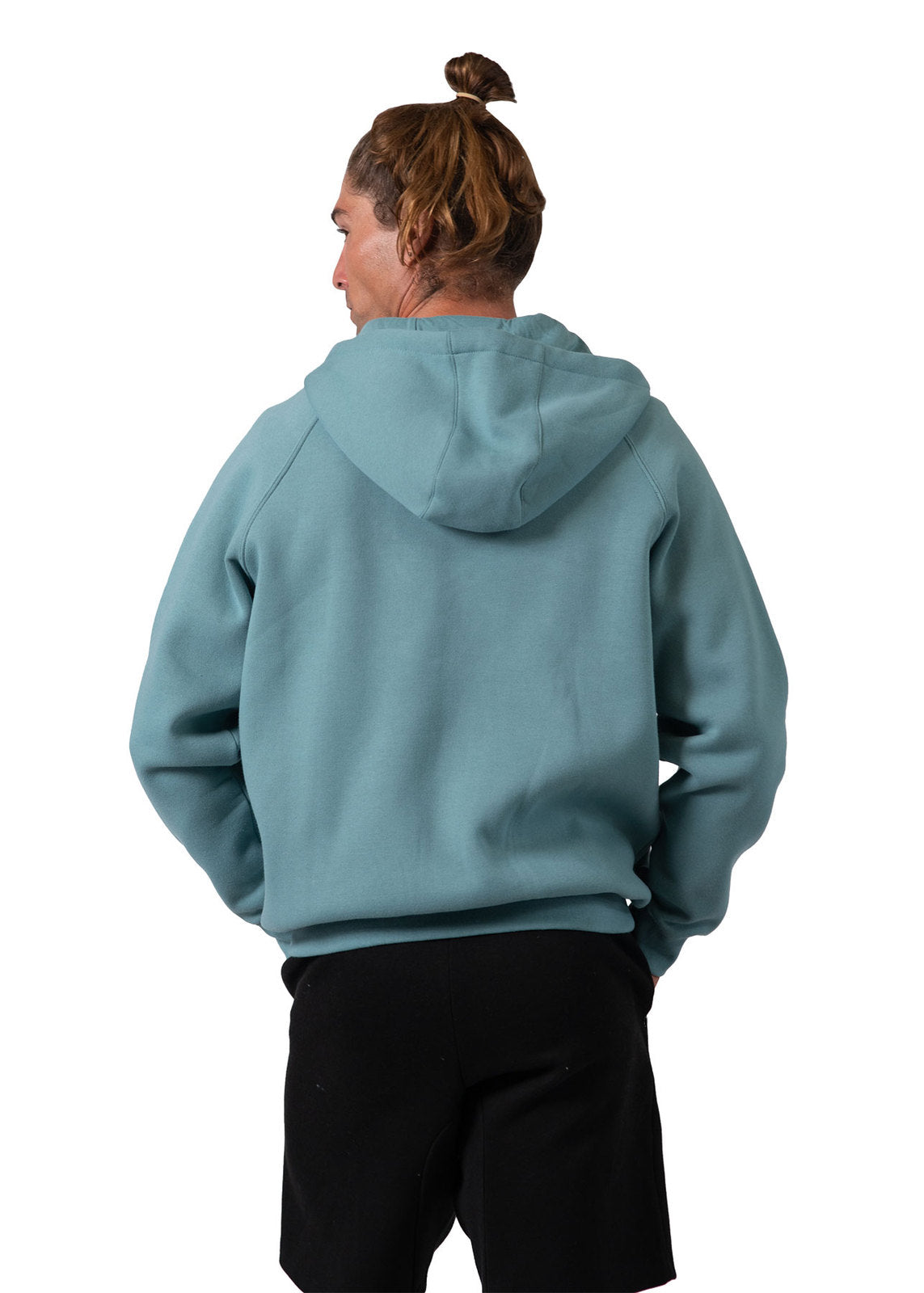 Mens' Cotton Care Kangaroo Pocket Zipper Hoodie - view