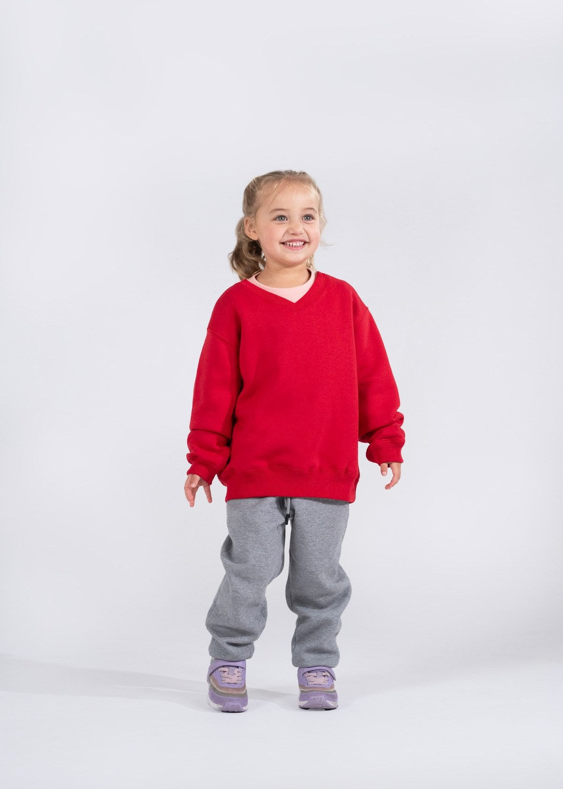 Kids v-neck Fleece - view