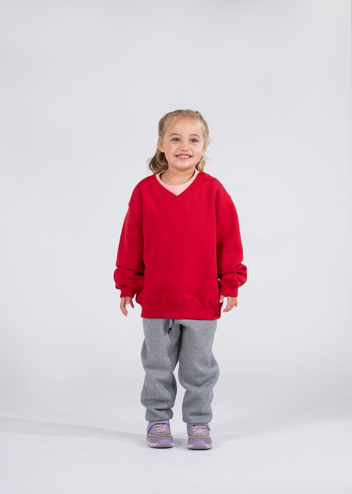 Kids v-neck Fleece - view
