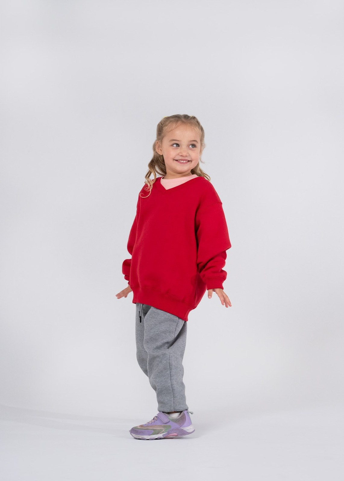 Kids v-neck Fleece - view